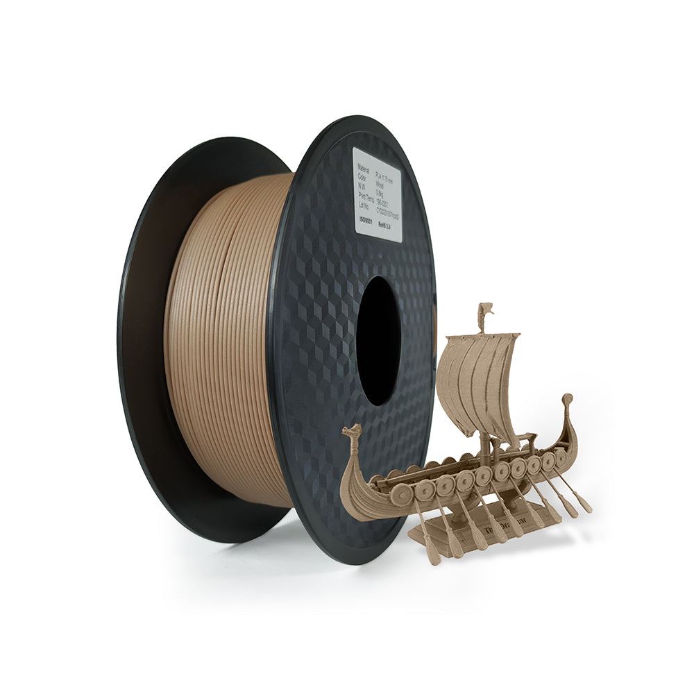 فلمنت خشبي - لفة وزن 800 غرام -  PLA Wood Filament