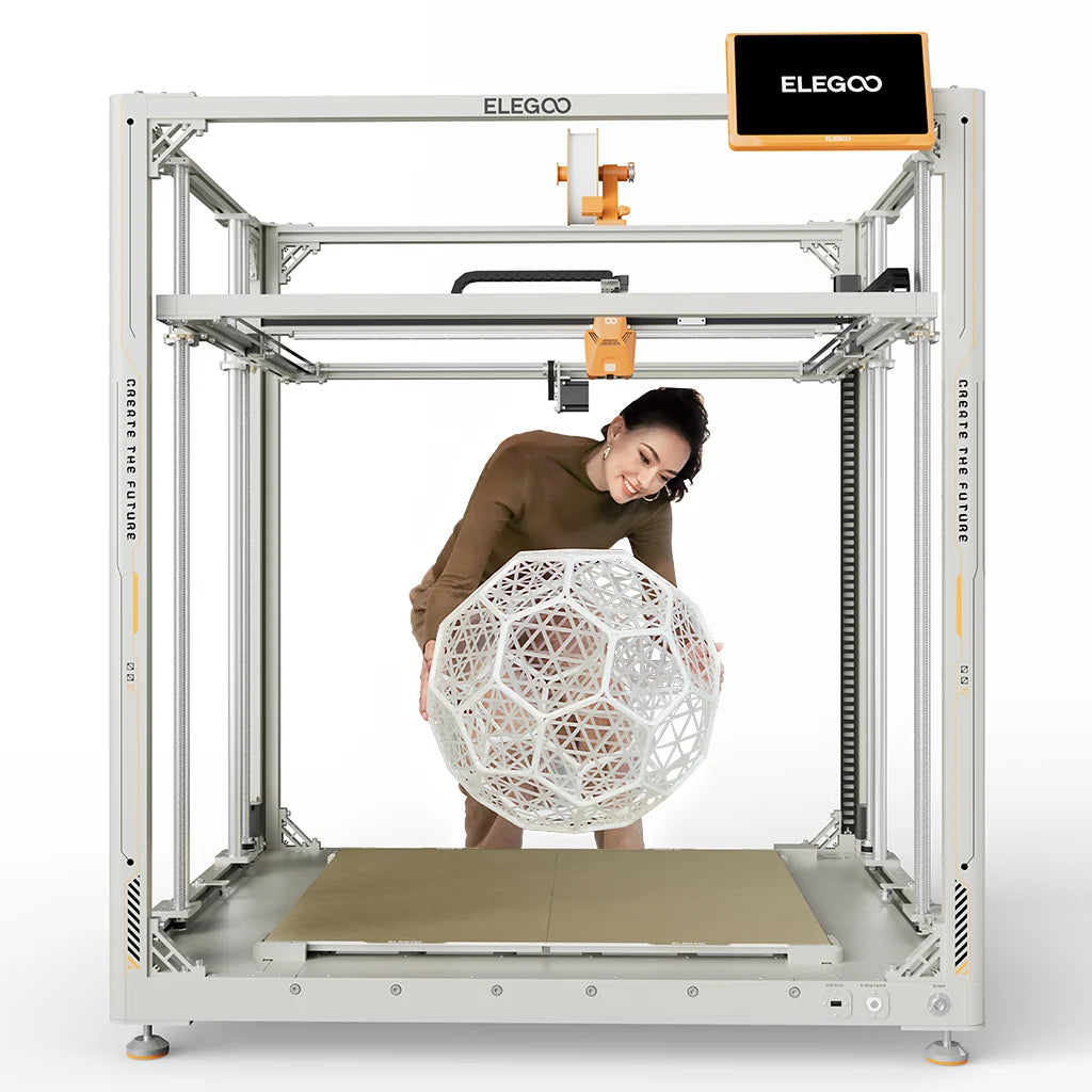 الطابعة ثلاثية الأبعاد العملاقة Elegoo OrangeStorm Giga حجم طباعة 80×80×100 سم