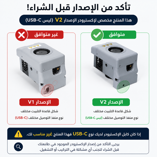 مجموعة الإكسترودر الكاملة (Extruder Assembly) لـ Flashforge AD5X