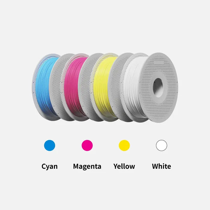 حزمة فلمنت Bambu PLA CMYK للطباعة الضوئية (Lithophane) 4 بكرات فلمنت