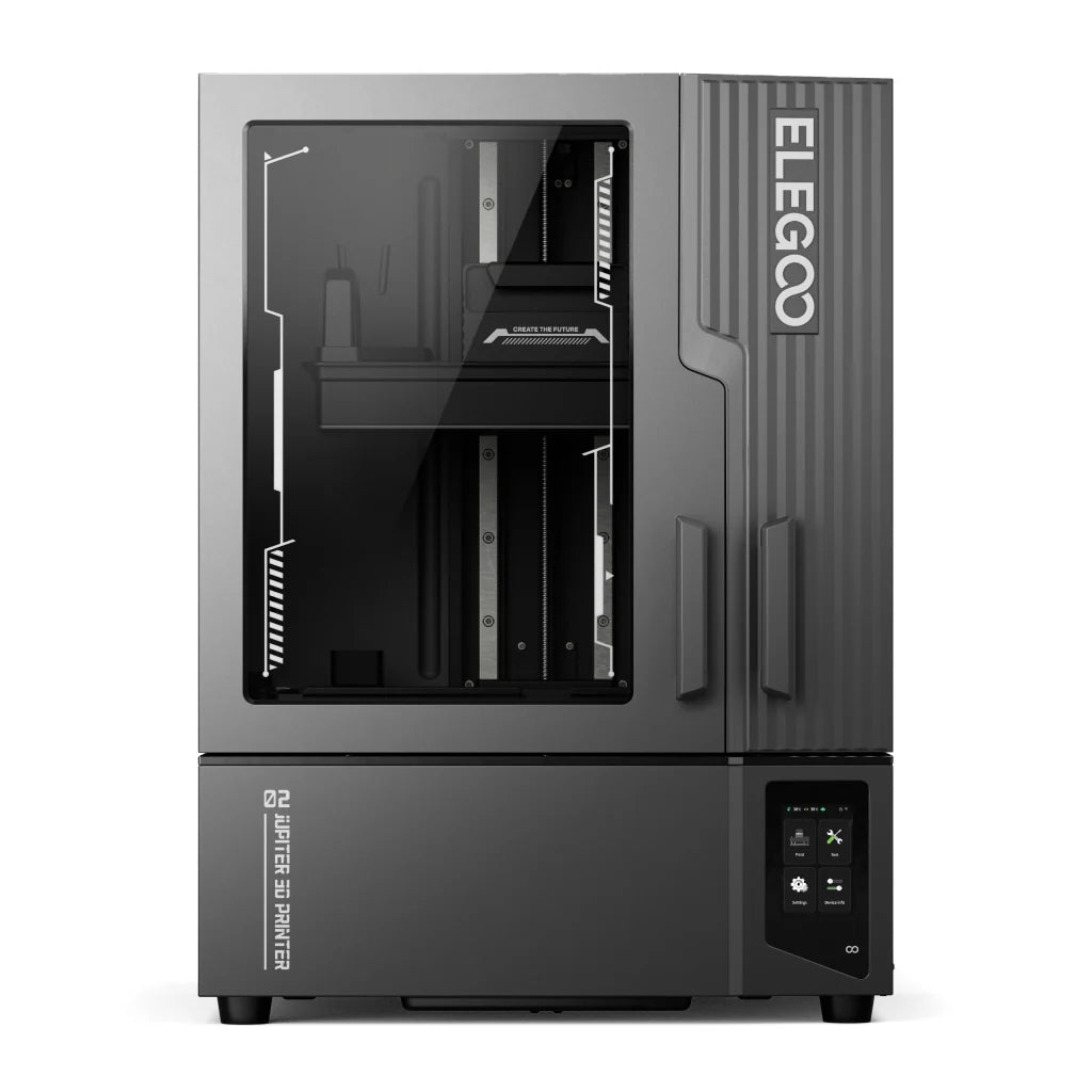 طابعة الرزين ثلاثية الأبعاد الكبيرة Elegoo Jupiter 2 بدقة 16K وحجم شاشة 13 أنج