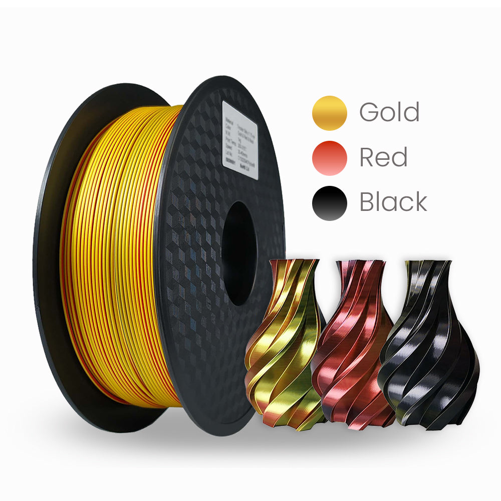فلمنت الطباعة ثلاثية الأبعاد ثلاثي اللون - Triple Color 3D Printing PLA Filament