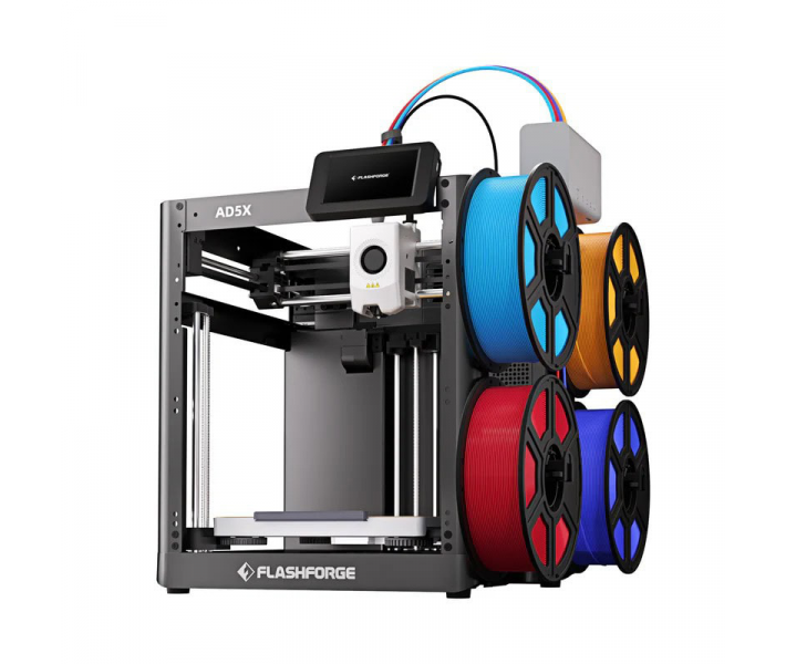 طابعة Flashforge AD5X ثلاثية الأبعاد متعددة الألوان، عالية السرعة