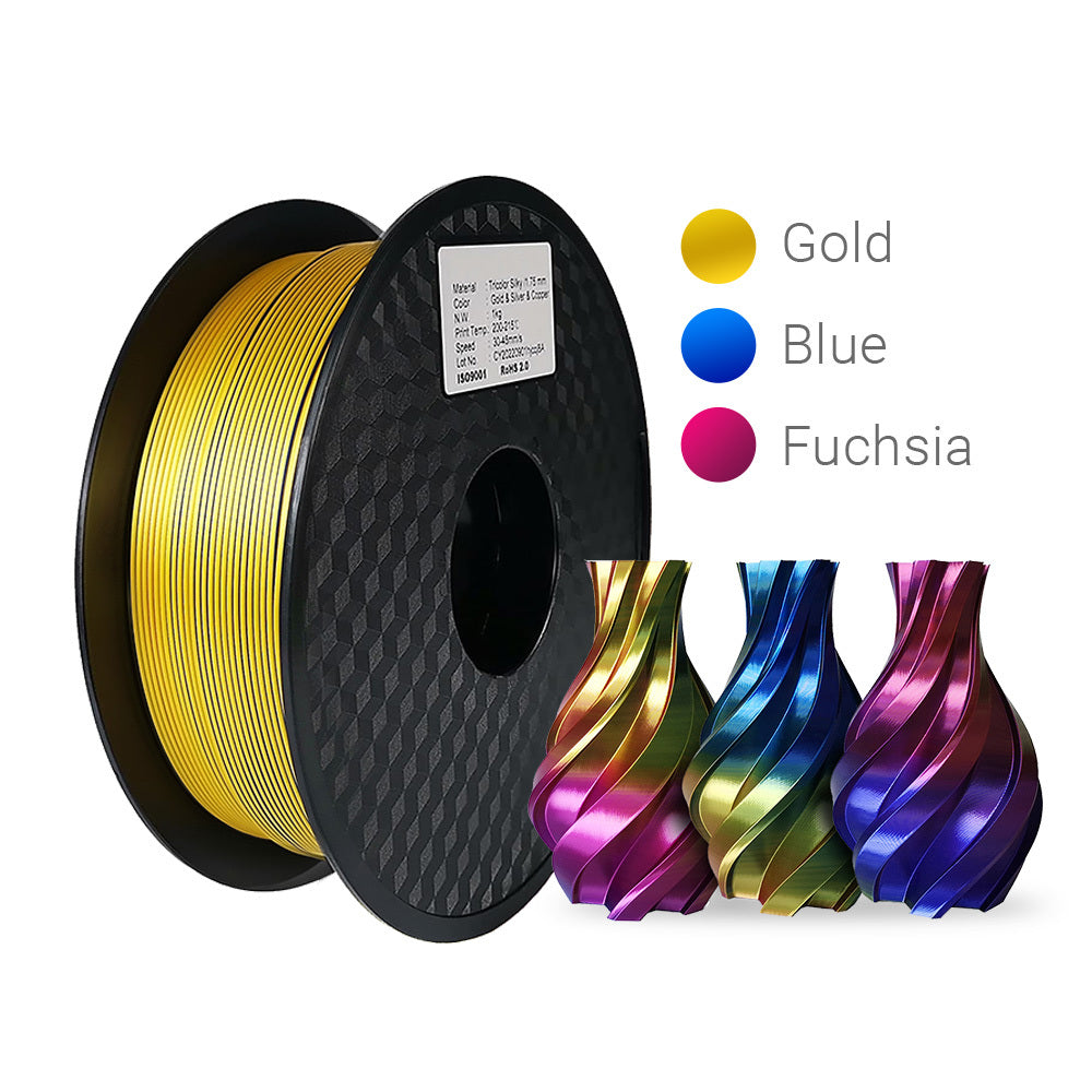 فلمنت الطباعة ثلاثية الأبعاد ثلاثي اللون - Triple Color 3D Printing PLA Filament