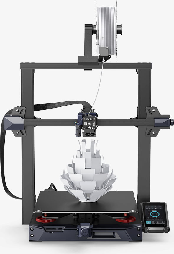 الطابعة ثلاثية الأبعاد Ender-3 S1 PLUS (حجم طباعة كبير 30 × 30 × 30 سم)